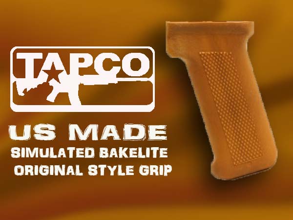 TAPCO AK Original Style Grip Simulated Bakelite/Orange